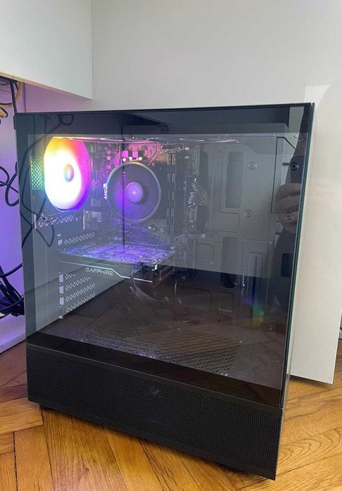 Setup Gaming COMPLET – Ryzen 5 + RX 570 + Monitor Curbat + Periferice