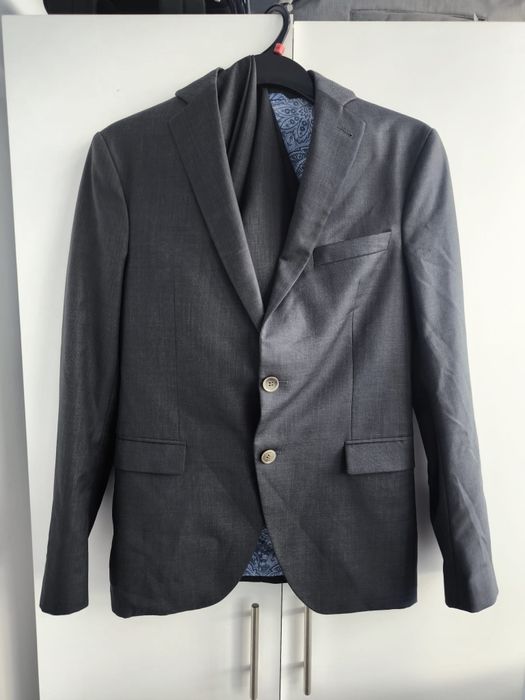 Costum Cinque Cimelotti, Lână Virgină, Premium, Bărbați - 44 (XS/S)
