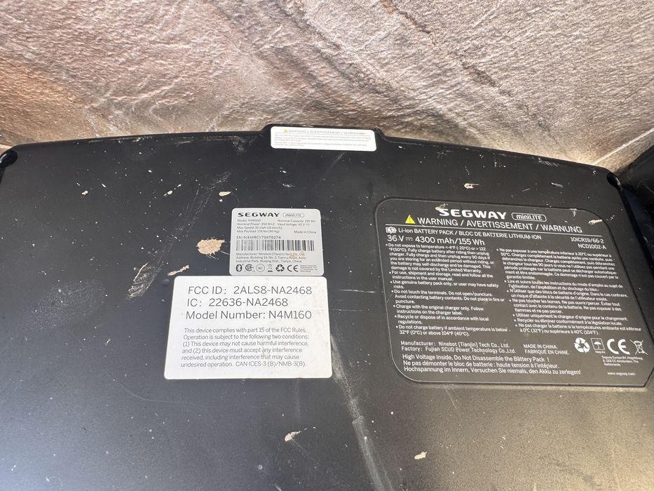 hoverboard Segway miniLITE Modet: N4M160 pentru piese