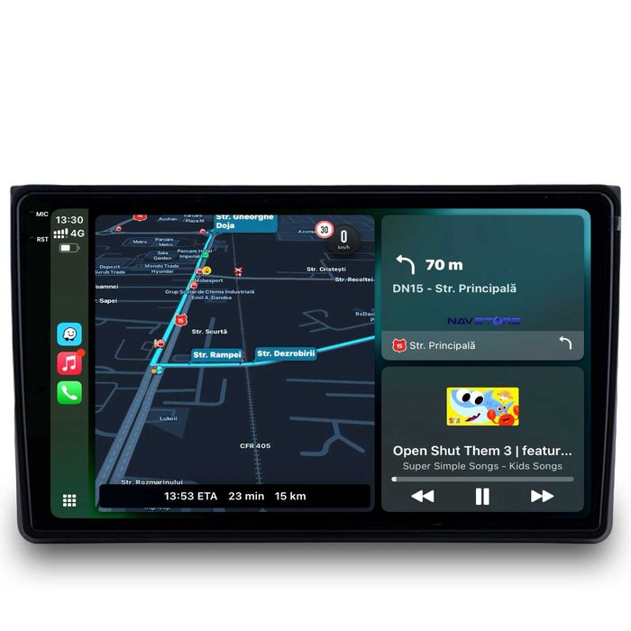 Navigatie Dedicata Audi A4 (2001 - 2018),Exeo 9 Inch, BT, Carplay