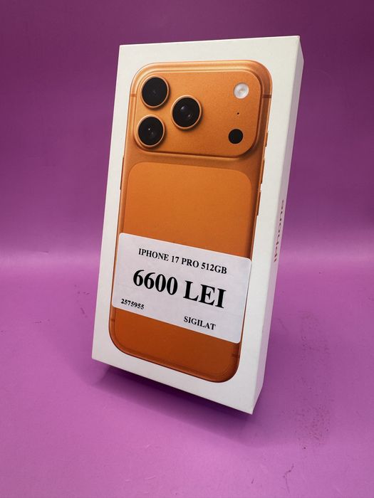 Iphone 17 Pro 512gb sigilat •Matei Amanet Crangasi•25759