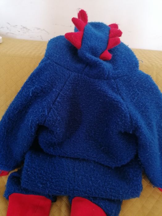 Salopeta overall Hbebe, lana dublat cu bumbac