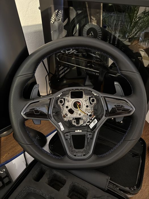 Volan Arteon / Golf 8 Rline cusatura albastra, Gti ( passat tiguan )