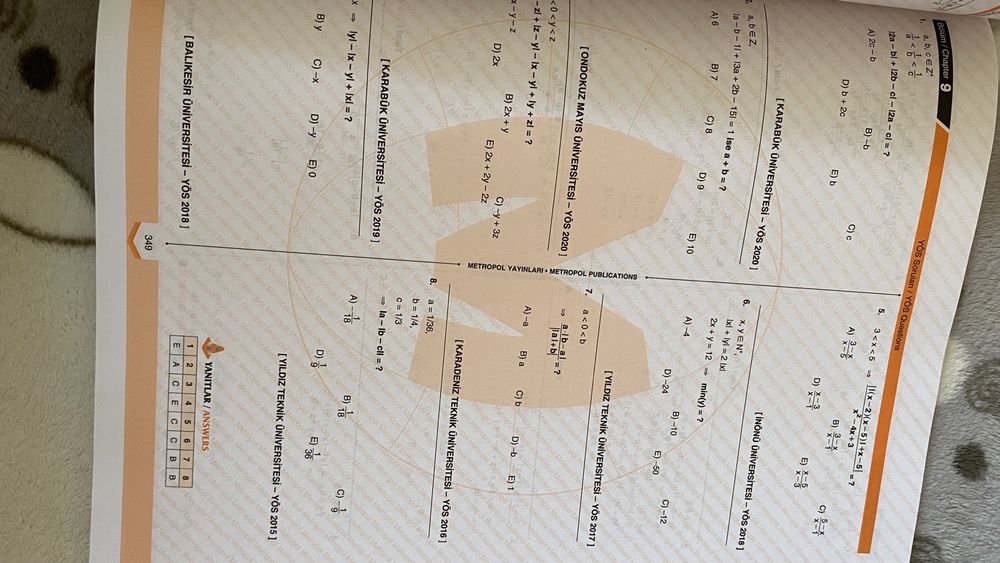 Yos Matematik 1 (konu anlatımlı)