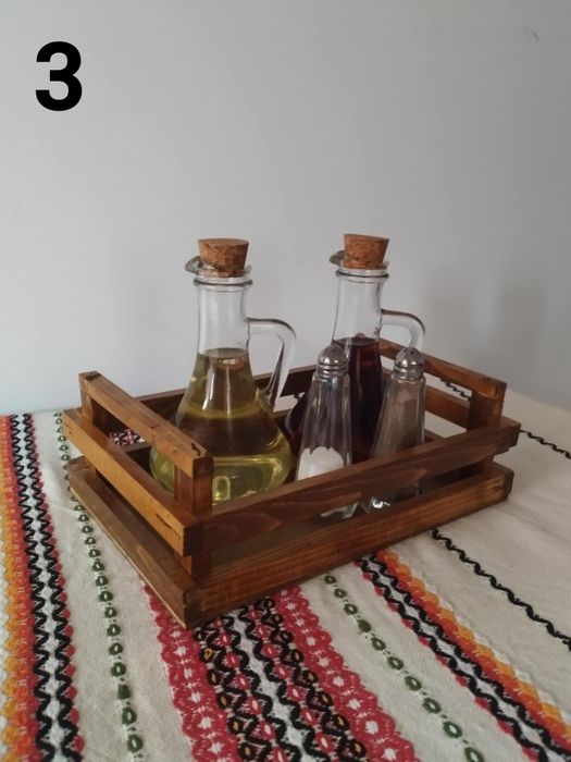 Дървена ръчно изработена декорация за дом