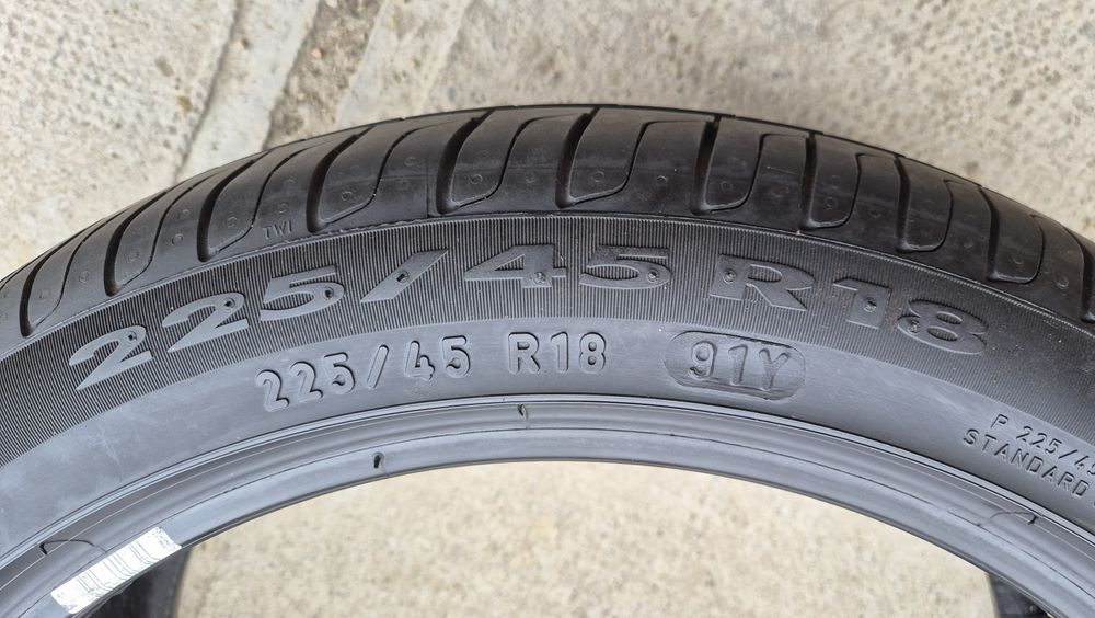 Set 2buc 225/45 R18 91Y Pirelli Cinturato P7 *BMW RSC RFT vară