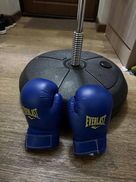 Перчатки боксерские  3-5 лет, груша напольная