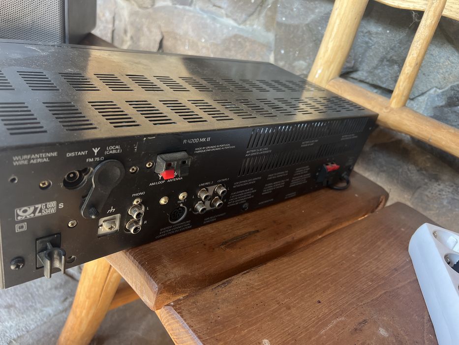 Sistem audio Vintege-Amplutier Grundig R 4200 MK 2 + o boxa Canton GLE  50