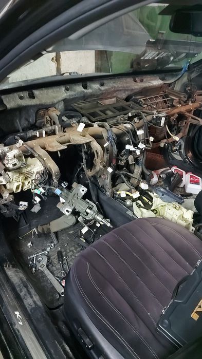 Замена радиатора печки .