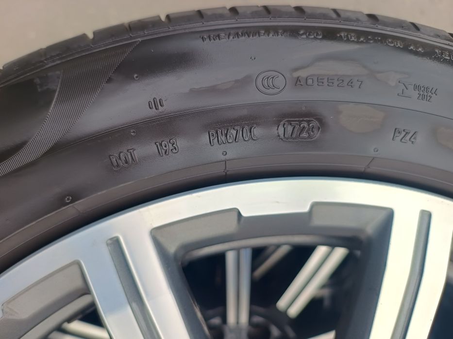 Jante originale Audi Q7 cu anvelope de vara 285 45 R20