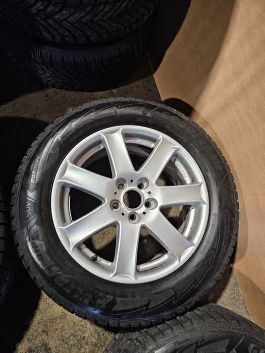 4 jante 5x108 R17 cu anvelope iarna 235 60 17 Goodyear
