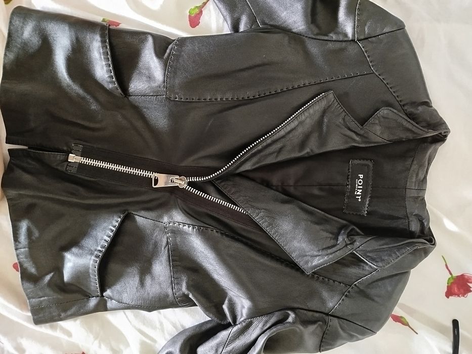 Кожаная косуха куртка