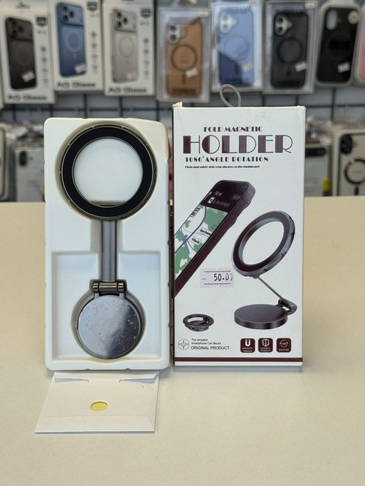 Suport Metalic Magsafe Pentru Telefon Adeziv Inclus