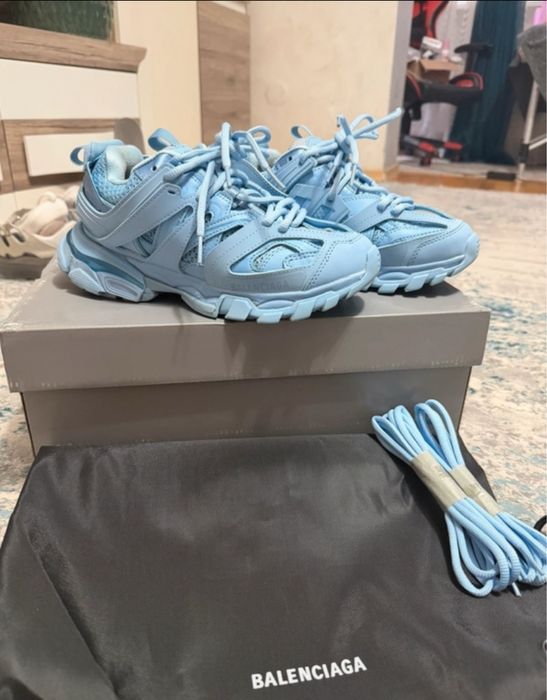 Balenciaga track baby blue