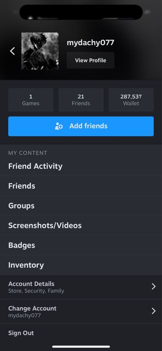 Faceit и Steam аккаунты