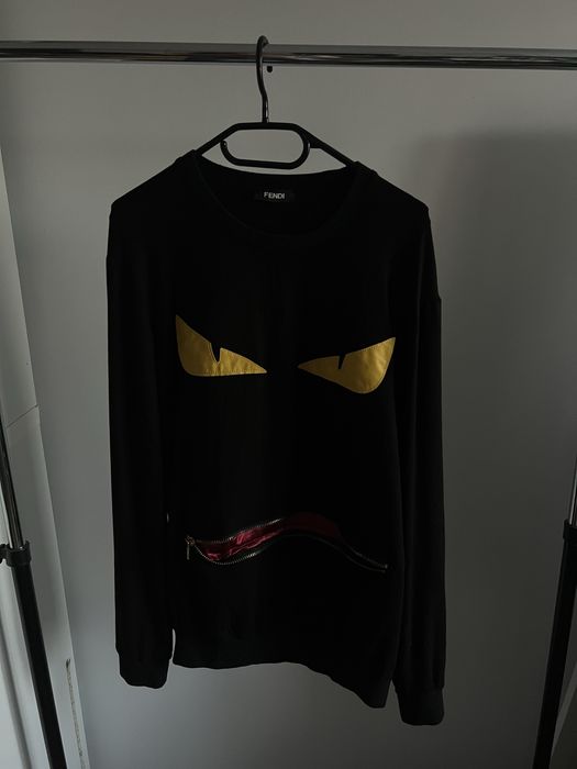 Bluza Fendi Monster Eyes made in Japan (nu true religion, ed hardy)