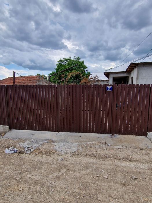 Garduri și porți stil jaluzele șipcă metalica tabla cutata