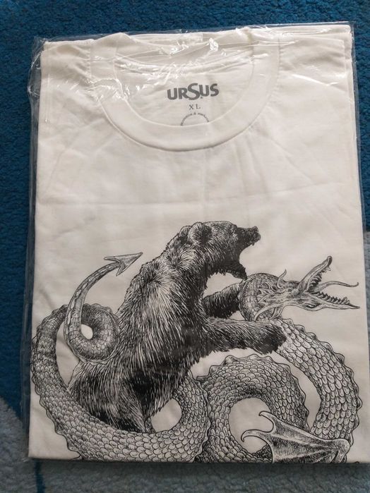 Unic! Tricou original Ursus editie limitata de colectie alb/negru mar. XL (nou-sigilat)