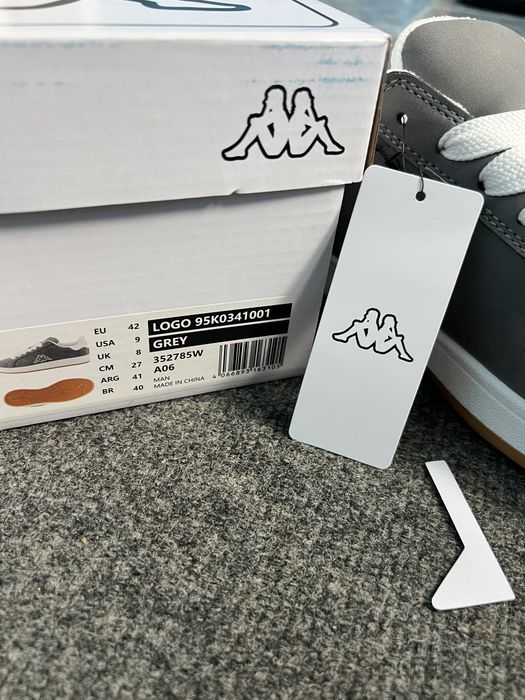 Adidași Kappa stil skate gri cu talpă maro măsura 42