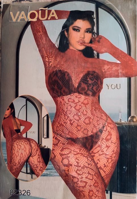 Сетчатый боди, женская одежда. Пенуар