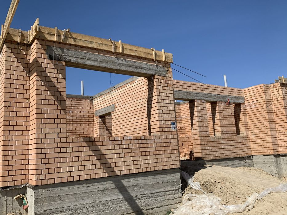 Бригада из Узбекистана,Кладка, кырпыш,стандарт 25тг, полтарашка 30 тг,