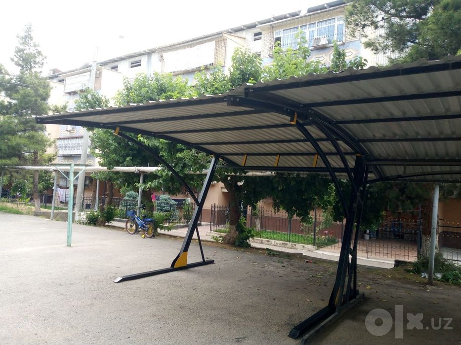 Авто навес avtonaves NAVES perila reshotka yasaymiz Toshkent boylab