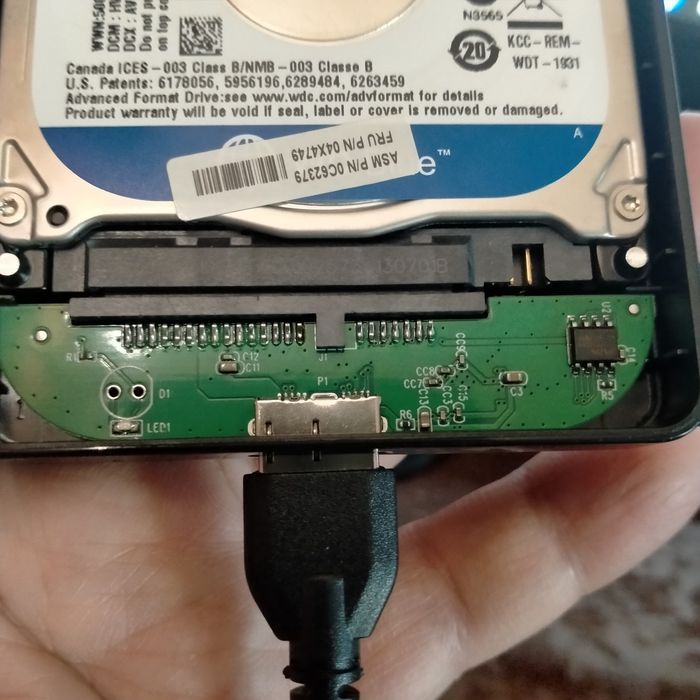 Внешний жесткий диск 500Gb 2.5