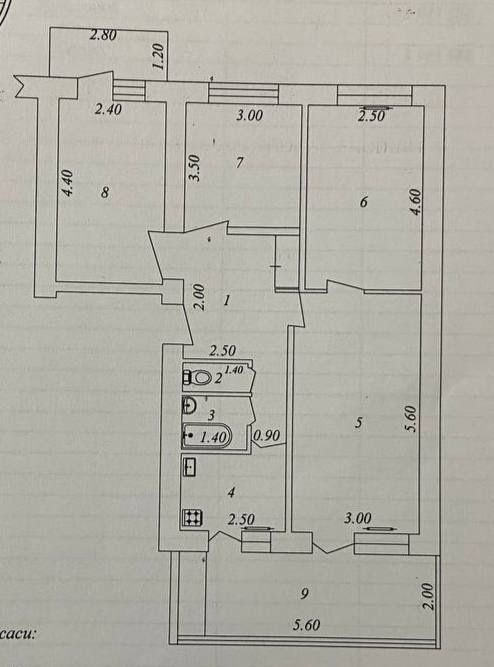 4/2/4 80м2 Буюк Ипак Йули ул.Лафарга 36.6 аптека