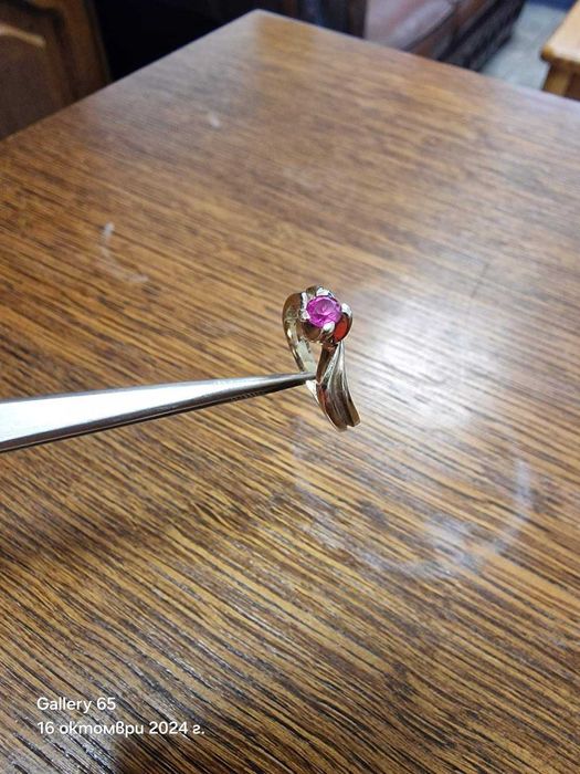 Златен Пръстен с Рубин  -Заложна къща Галерия 65