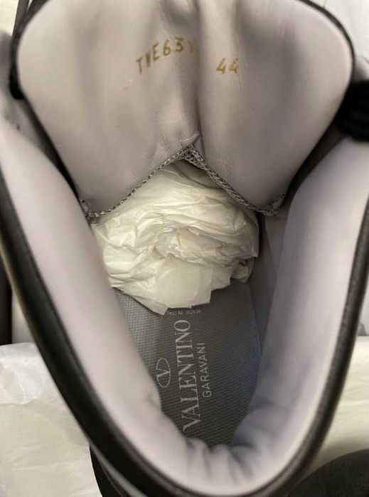 Valentino Garavani ghete piele 44-44,5 si 45 full box, retail 790 euro