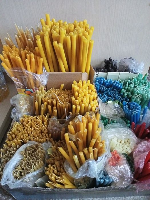 Продам  восковые свечи