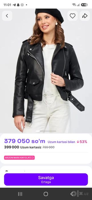 Jenskiy koja kastyum sotiladi.