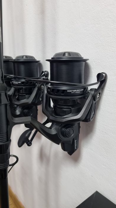 4 Lansete FL Ultra Team 3.90m 3.75lbs + 4 Mulinete PRO FL MT14000