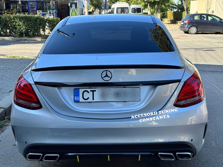 Eleron Portbagaj - Mercedes C Class W205 AMG Style Negru Lucios