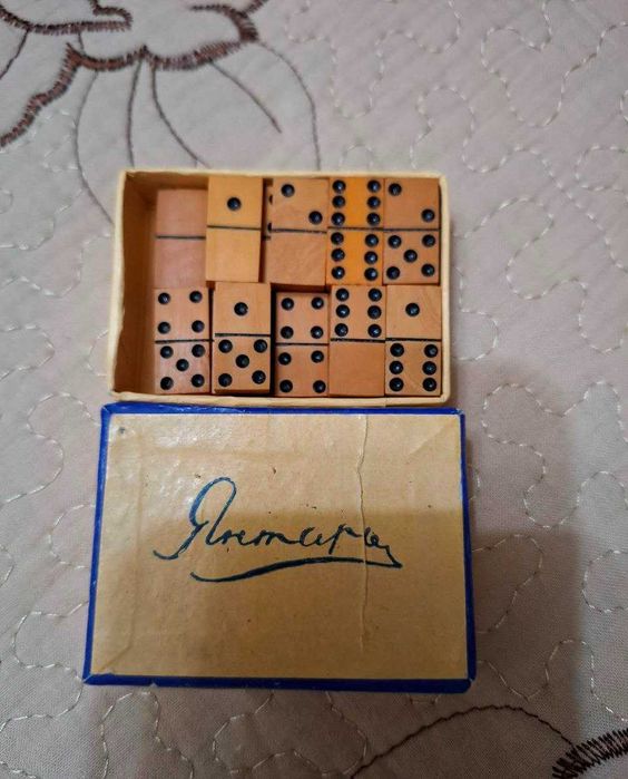 Винтажное Советское Мини Домино 1950-е