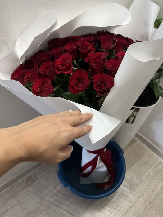Цветы свежие 51 шт