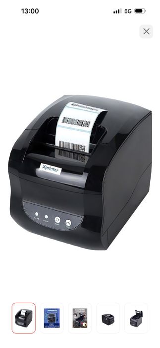 Принтер Xprinter 365b Bluetooth/USB