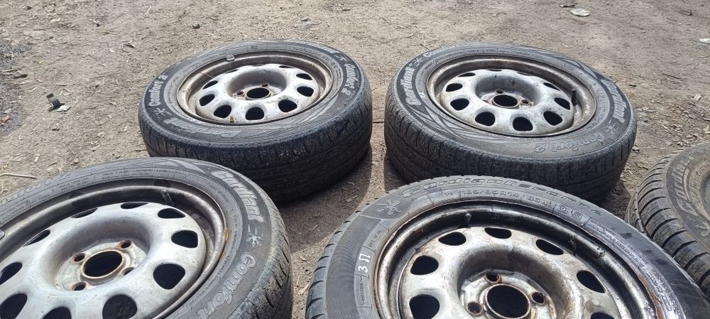 Диски 14 4*100, шины.