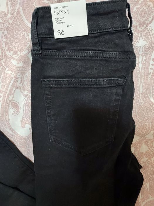 blugi skinny negri Mango 36