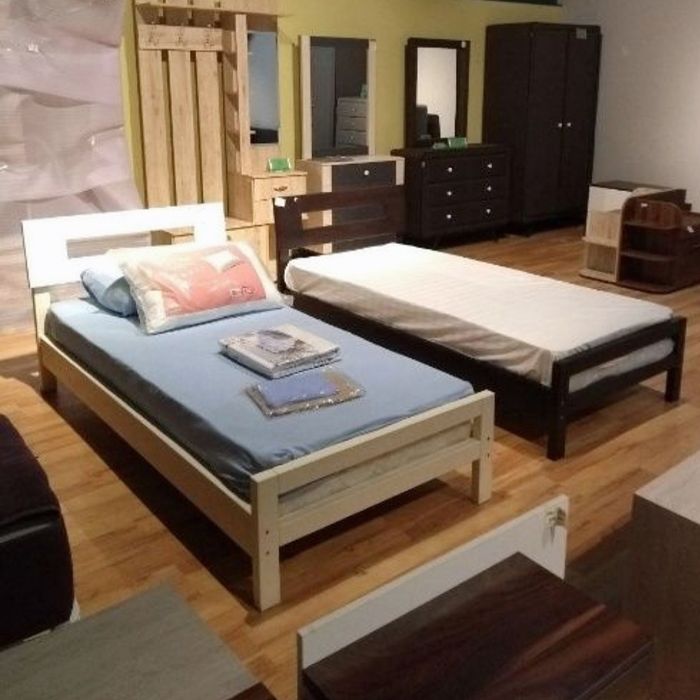 Кровати из Цельного Дерева Односпальные, Готовые и на Заказ.