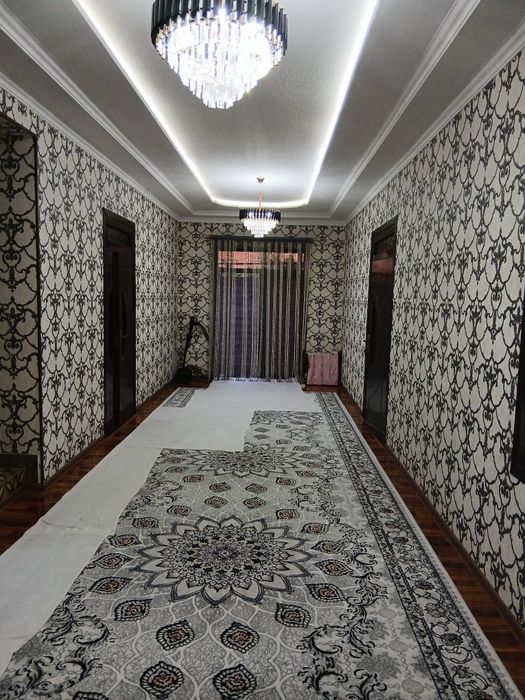 Продаётся двух этажный новый дом 7 ком со всеми  техникой и мебелью.