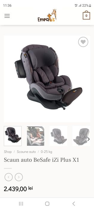 Scaun auto copii BeSafe