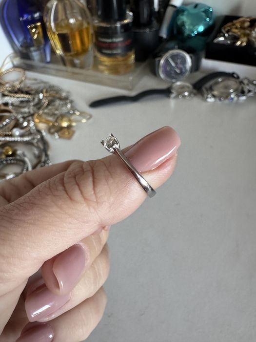 Inel diamant Teilor, marime 49, nou.