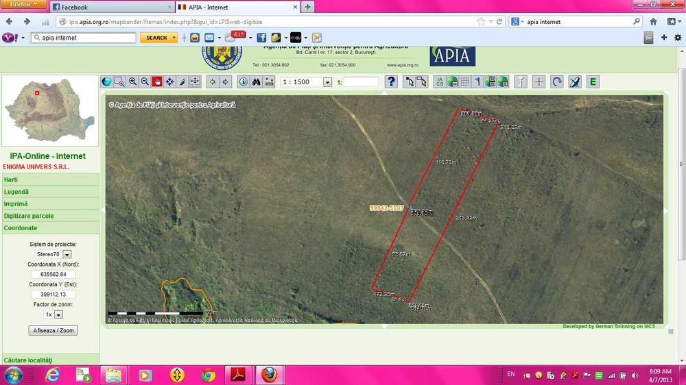 Vand teren agricol, Curtuiusul Dejului