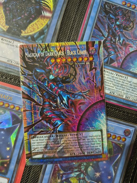 Yugioh ,Magician of dark chaos-black chaos ,Starlight original