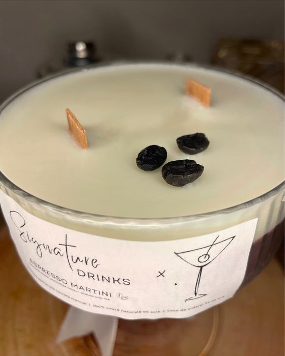 Lumânări Handmade din ceară naturală de soia