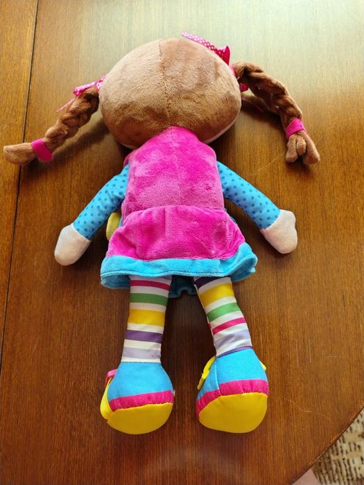 Кукла Пипи забавна цветна  37см