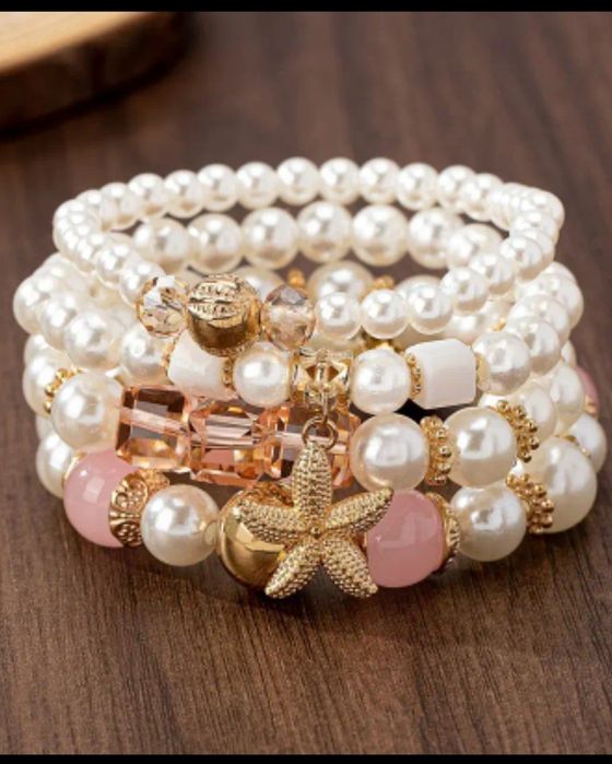 Set brățări cu perle