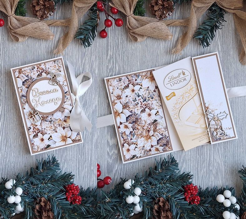 Коледни комплекти „Коледна магия в спомени и сладост“, ръчна изработка