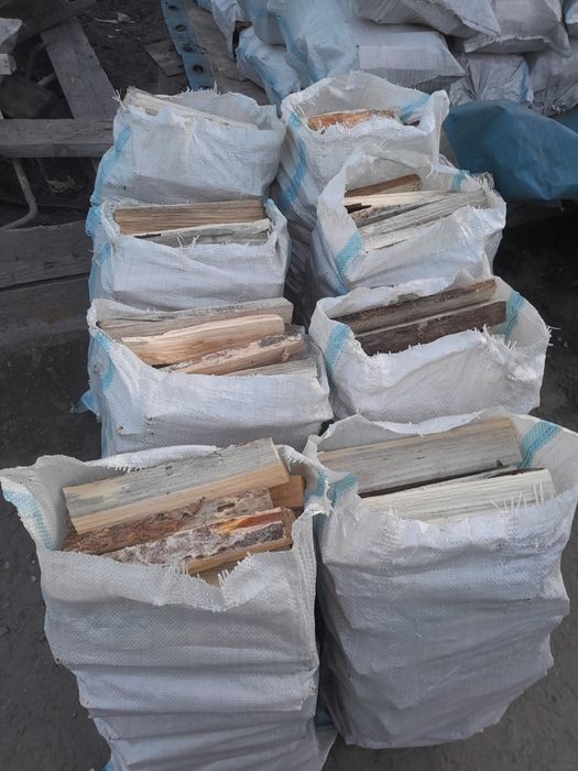 Дрова рубленные 100 мешков